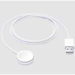 Apple 1 Meter USB 3.0 (Type-C) to Lightning Data Transfer & Power/Charging Magnetic USB Cable (For Apple Watch, MX2E2ZM/A, White)