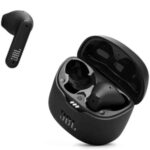 JBL Tune Flex TWS Earbuds with Active Noise Cancellation (IPX4 Water Resistant, Pure Bass Sound, Black)